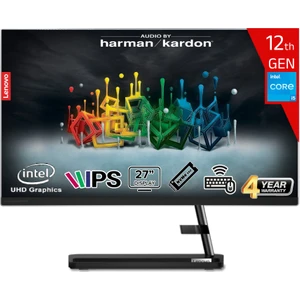 Ideacentre Aıo 3 27IAP7 Intel Core I5-12450H 16GB 1tb SSD Intel UHD Graphics Freedos 27 IPS Fhd F0GJ011VTR Kablosuz Klavye+Mouse Siyah All In One Bilgisayar
