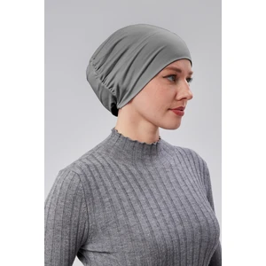 Sonbahar Moda Kadın Tesettür Hazır Pratik Geçmeli Bone Lastikli Kaymaz