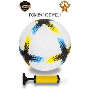 ALASTOR Profesyonel Futbol Topu Pompa  Dikişli Futbol Topu Sert Zemin Halı Saha Futbol Topu