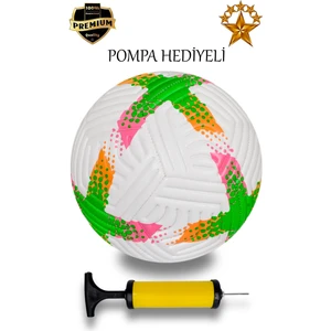 ALASTOR Profesyonel Futbol Topu Pompa  Dikişli Futbol Topu Sert Zemin Halı Saha Futbol Topu