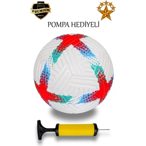 ALASTOR Profesyonel Futbol Topu Pompa  Dikişli Futbol Topu Sert Zemin Halı Saha Futbol Topu
