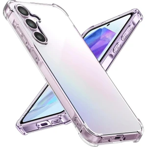 Samsung Galaxy S23 Fe Uyumlu Köşeleri Airbagli Arkası Sert Sararmaz Şeffaf Anti Shock Darbe Emici Kılıf