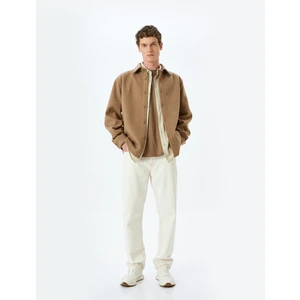 Viskon Karışımlı Uzun Kollu Gömlek