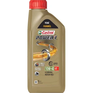 Power 1 4T 10W-40 Motosiklet Yağı Dört Zamanlı Motorlar İçin 1 L Özel Formül
