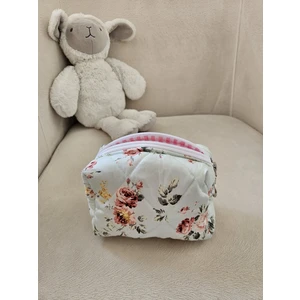 Makyaj Çantası, Seyahat Çantası, Ruj Çantası, Organizer 7x7x13 cm Küçük Boy