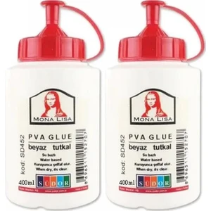 Beyaz Tutkal 500 gr 2 Adet Beyaz Mobilya Tutkalı 400 ml Ahşap Tutkalı Su Bazlı Çok Amaçlı Beyaz Tutkal