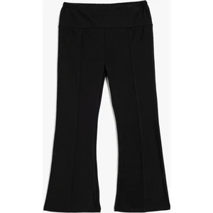 Ispanyol Paça Pantolon Beli Lastikli