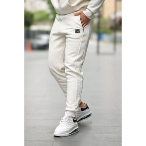 Tommy Life Erkek Şardonlu Yazılı Jogger Alt Eşofman 84918 Ekr