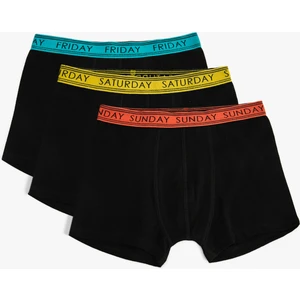 3'lü Boxer Seti Slogan Yazı Detaylı