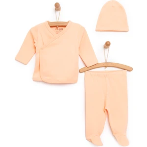 Hellobaby Yenidoğan Organik Zıbın-Şapka-Patikli Alt Unisex