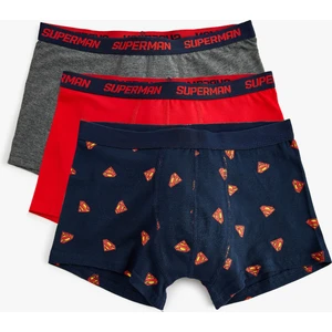 3'lü Boxer Seti Baskı Detaylı Çok Renkli