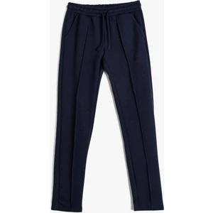 Basic Pantolon Beli Lastikli Bağlamalı Cep Detaylı