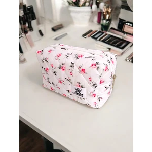 Kapitone Makyaj Çantası - Makeup Bag - Bakım Seyahat Kozmetik Çantası - Mira