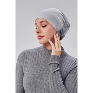 Sonbahar Moda Kadın Tesettür Hazır Pratik Geçmeli Bone Lastikli Kaymaz