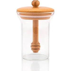 Bee Bal Kaşıklı Cam Saklama Kabı