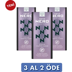 Caffe Nero Kapsül Kahve Siena 3 Kutu (30 KAPSÜL)