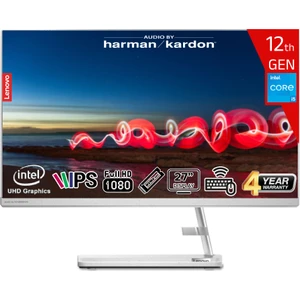 Ideacentre Aıo 3 27IAP7 Intel Core I5-12450H 8gb 512GB SSD Intel UHD Graphics Freedos 27 IPS Fhd F0GJ011WTR-8512 Kablosuz Klavye+Mouse Beyaz All In One Bilgisayar