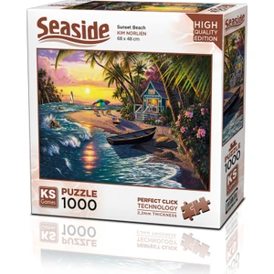 KS Games Sunset Beach 1000 Parça Puzzle
