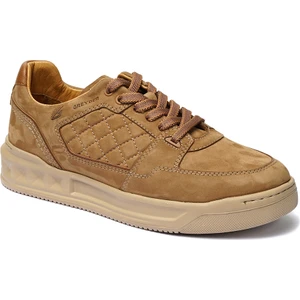 Erkek Deve Tüyü Deri Sneaker Ayakkabı 3K1SA17002