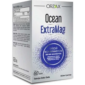 Ocean Extramag 60 Tablet Magnezyum Sitrat-Malat-Bisglisinat
