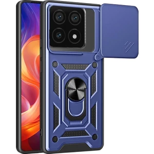 Xiaomi 14T Kılıf Yüzüklü Sürgülü Kamera Korumalı Pars