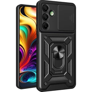 Samsung Galaxy A16 Kılıf Yüzüklü Sürgülü Kamera Korumalı Pars