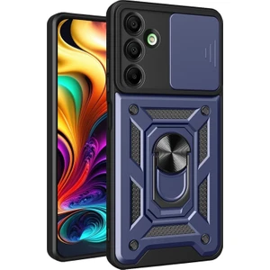 Samsung Galaxy A16 Kılıf Yüzüklü Sürgülü Kamera Korumalı Pars