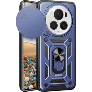 Honor Magic 6 Pro Kılıf Yüzüklü Sürgülü Kamera Korumalı Pars