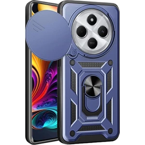 Xiaomi Redmi 14C Kılıf Yüzüklü Sürgülü Kamera Korumalı Pars