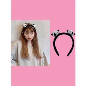 Kadın Kız Çoçuk Yumuşak Kurbağa ve Panda Figürlü Taç Sevimli Çocuk Taçları