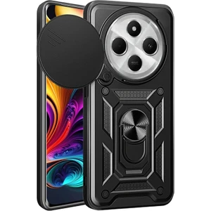 Xiaomi Redmi 14C Kılıf Yüzüklü Sürgülü Kamera Korumalı Pars