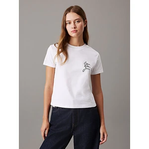 Calvin Klein Scrıpt Instıtutıonal Baby Tee TShirt