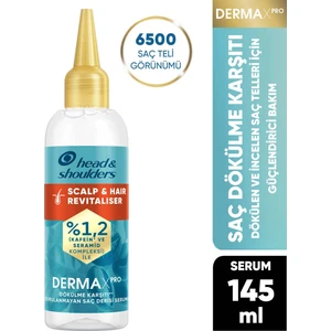 DermaXPRO Scalp & Hair Revitaliser Dökulme Kasiti Durulanmayan Saç Derisi Serumu Kafein ve Seramid ile 145ml