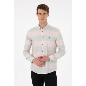 U.S. Polo Assn. Erkek Mint Gömlek Desenli 50291249-VR090