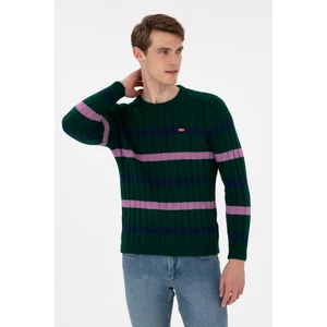 U.S. Polo Assn. Erkek Koyu Yeşil Kazak /Triko 50293109-VR101