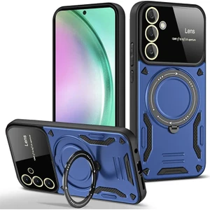 Samsung Galaxy A35 Uyumlu Kılf Magsafe Stand Özellikli Lens Korumalı Kılıf