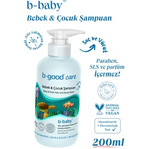 b-good  Bebek & Çocuk Saç ve Vücut Şampuanı 200 ml