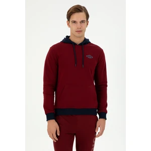 U.S. Polo Assn. Erkek Bordo Sweatshirt 50293440-VR014