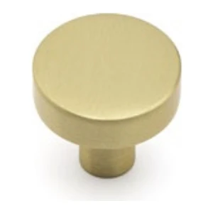 Mat Altın Renkli 26 Mm Tek Delikli Kulp - Ssy1910 0026 Bb - Mobilya Kulpları - Tek Ebat - Altın