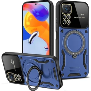 Xiaomi Note 12 Pro Uyumlu Kılf Magsafe Stand Özellikli Lens Korumalı Kılıf