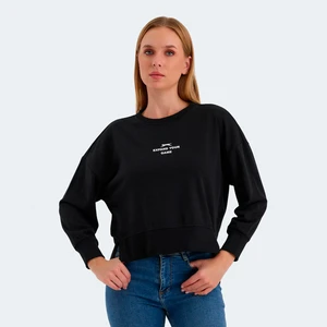 VITAL Kadın Oversize Sweatshirt Siyah