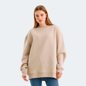 VADIM Kadın Oversize Sweatshirt Bej
