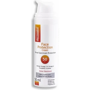 Face Protection Cream Spf 50+ | Nemlendirici Yüz Güneş Kremi | Suya Dayanıklı | 50 ml