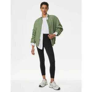 Skinny Fit Yüksek Bel Crop Tayt