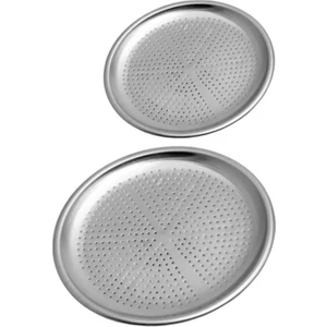 Kitchen Damys Lüks Paslanmaz Çelik Sarma ve  Süzgeci Altlığı 2'li