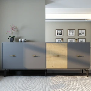 Cantek Dizayn Veryy 180 cm Konsol (KX180) Antrasit-Safirmeşe