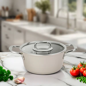 Atlanta Beige Tencere 18 cm