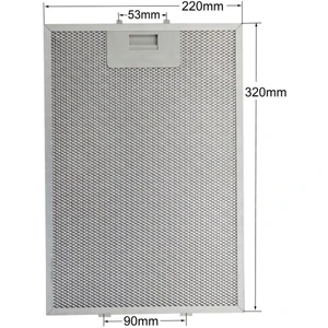 Hgnm E-Trading 00362380 Aspiratör Davlumbaz Filtresi 320×220 Mm,  22×32 cm