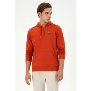 U.S. Polo Assn. Erkek Kiremit Sweatshirt 50293442-VR031