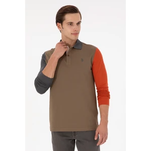 U.S. Polo Assn. Erkek Haki Sweatshirt 50293731-VR027